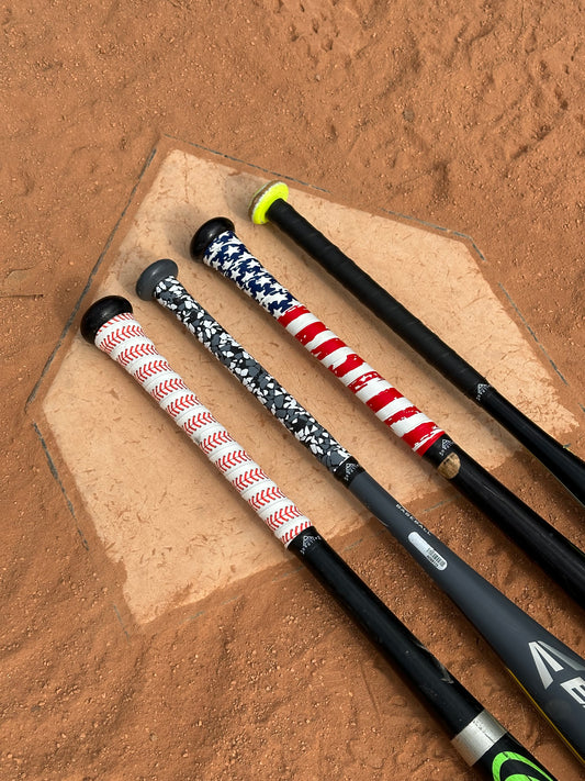 Ballpark Elite Bat Grip Tape for Baseball/Softball | 1.10 MM Precut Baseball Bat Grip Replacement | Choose from over 10 styles